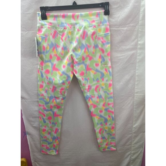 NWT Athletic Works Girls XXL (18) Camo Legging  Slash Pockets UPF 30 Protection - Picture 2 of 8